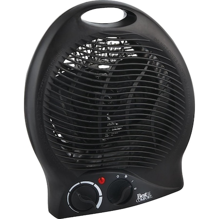 Best Comfort 1500W 120V Electric Space Heater, Black FH04B